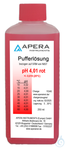 pH 4.01 Standard Calibration Buffer Solution (250ml) 






	High Accuracy...